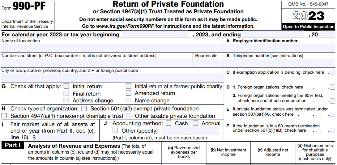 form 990-PF 2019